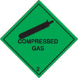 Compressed gas 2 roll of 100 self adhesive vinyl labels 100x100mm