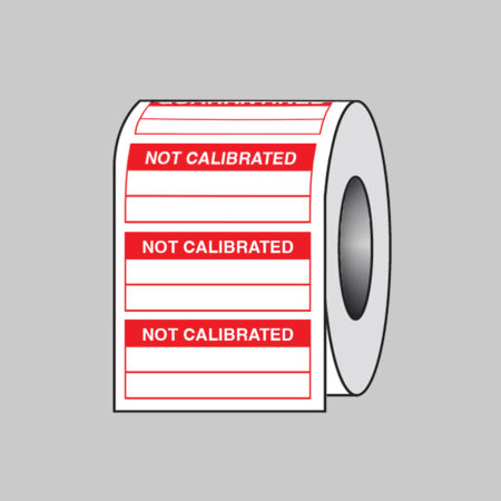 Quality Control Not Calibrated self adhesive paper labels 50x20mm roll of 100