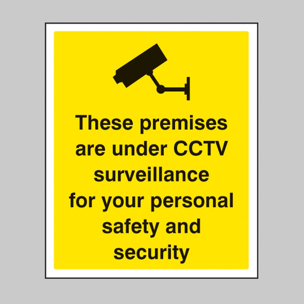 Premises Are Under Cctv Surveillance 75X100Mm Sav On Face 1 Premises are under cctv surveillance 75x100mm sav on face