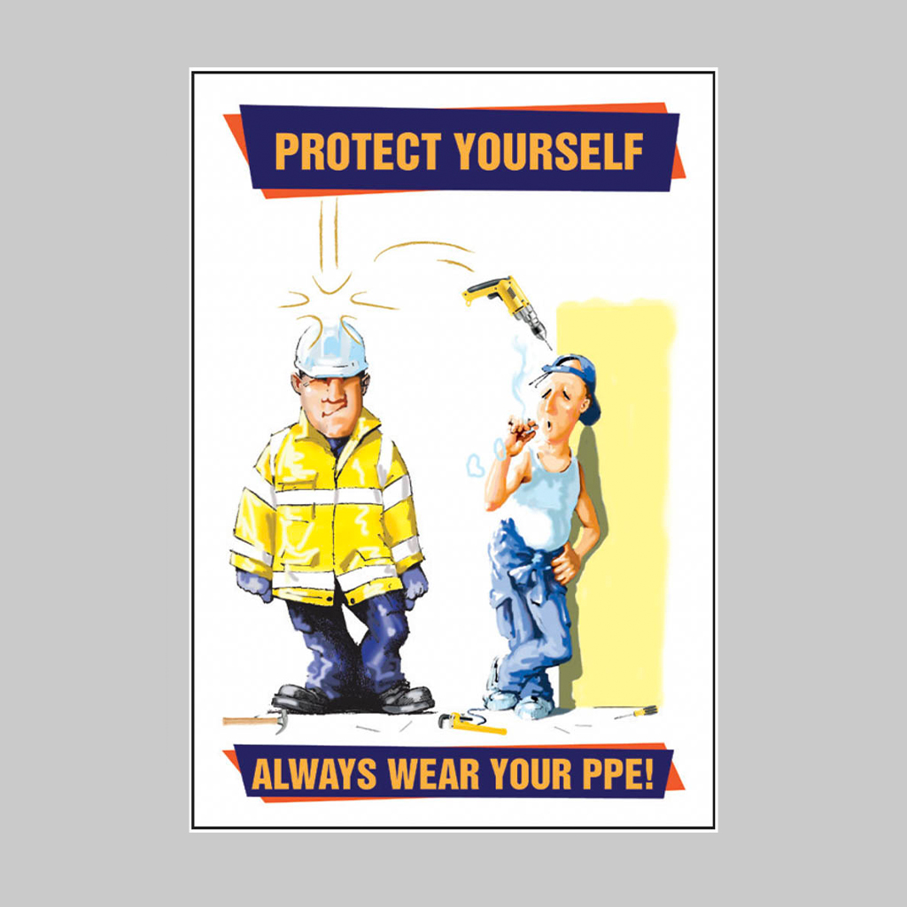Always Wear Your Ppe Poster 510X760Mm Synthetic Paper 1 Always wear your ppe poster 510x760mm synthetic paper