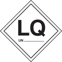 LQ UN roll of 100 self adhesive vinyl labels 100x100mm
