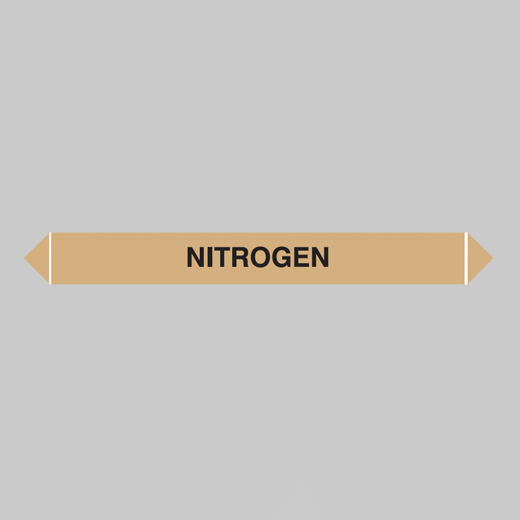 Flow Marker Pk Of 5 Nitrogen 300X40Mm Self Adhesive Vinyl 1 Flow marker pk of 5 nitrogen 300x40mm self adhesive vinyl