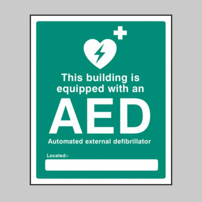 This building is equipped with an AED Located