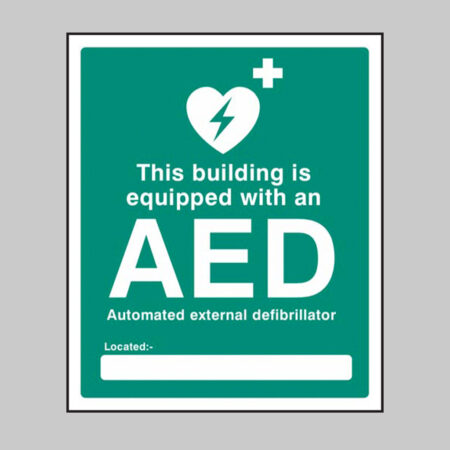 This building is equipped with an AED Located