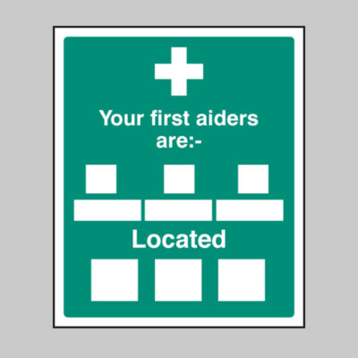 Your first aiders are