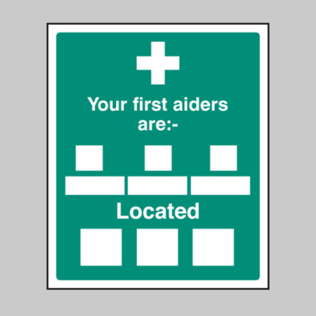 Your first aiders are