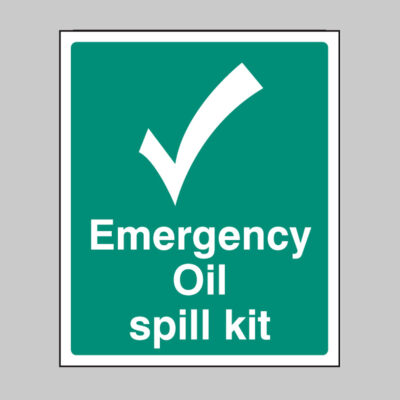 Emergency oil spill kit