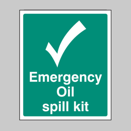 Emergency oil spill kit
