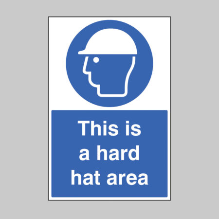 This is a hard hat area