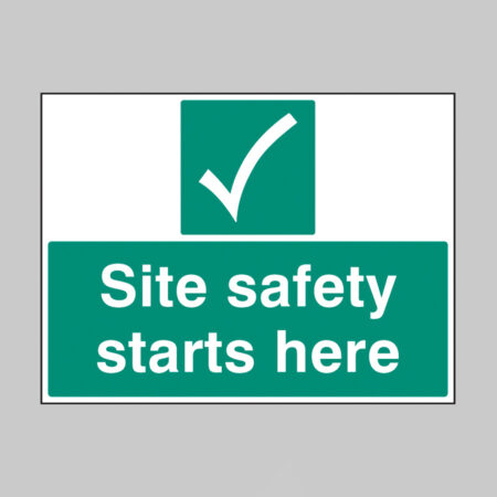 Site safety starts here