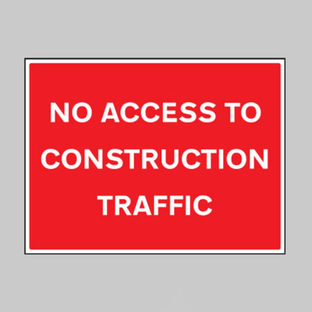 No access to construction traffic