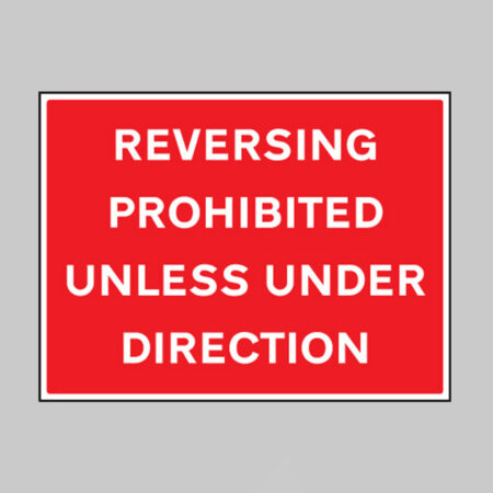 Reversing prohibited unless under direction