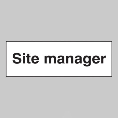 Site manager