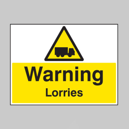 Warning lorries
