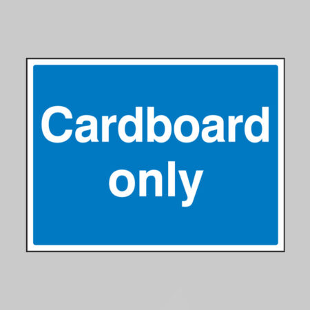 Cardboard only
