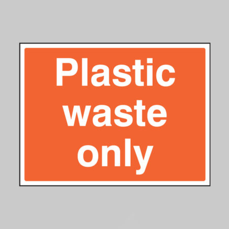 Plastic waste only