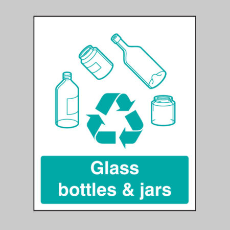 Glass bottles & jars recycling