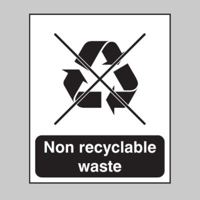 Non recyclable waste