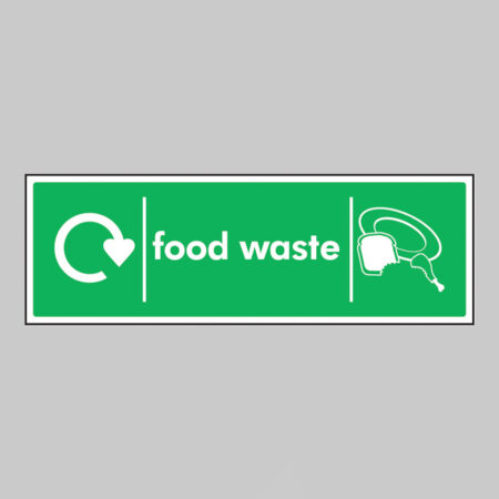 Food waste - WRAP Recycling sign