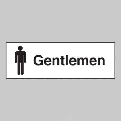 Gentlemen (with male symbol)