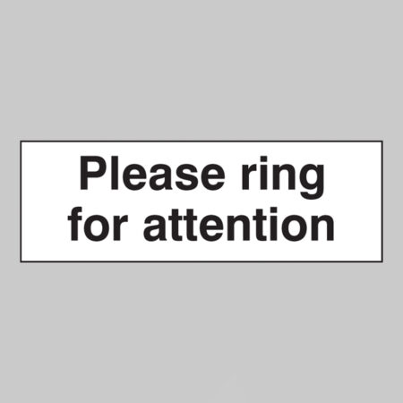 Please ring for attention