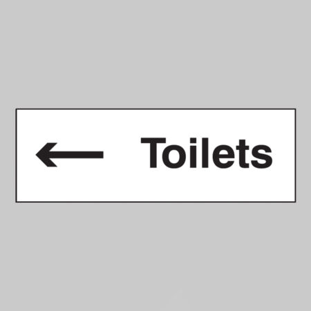 Toilets arrow left