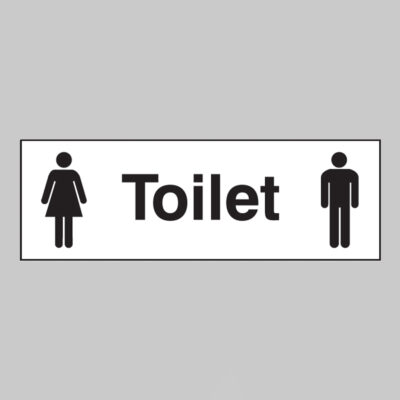 Unisex Toilet (with male & female symbol)