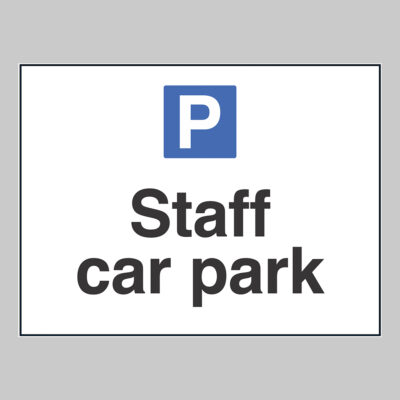 Staff car park