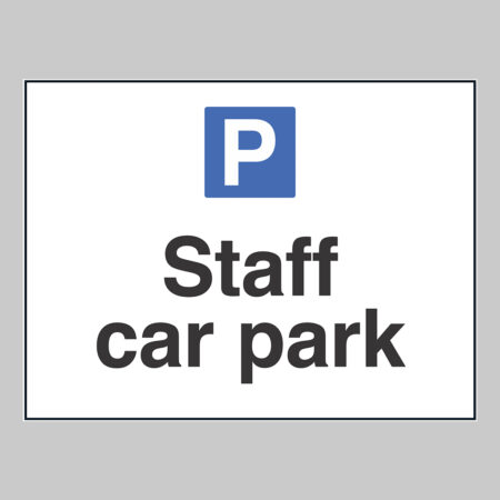 Staff car park