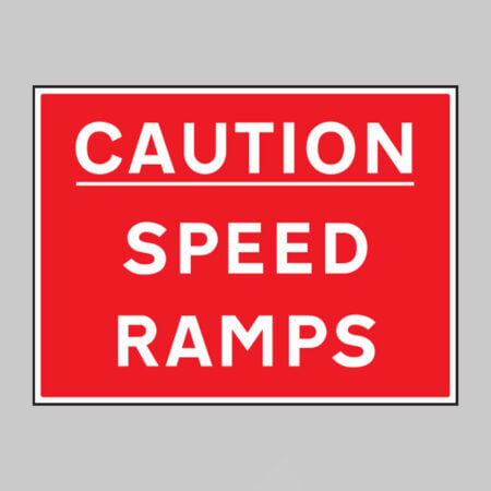 Caution speed ramps