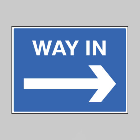 Way in arrow right