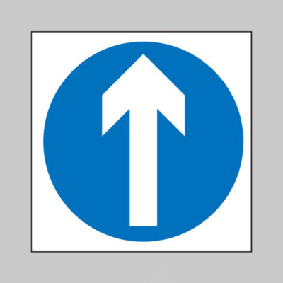 Straight ahead only