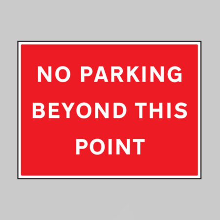 No parking beyond this point