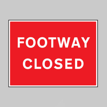 Footway closed