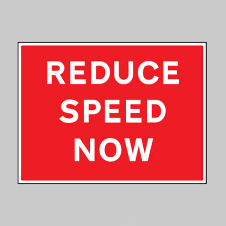 Reduce speed now