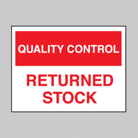 Quality Control Returned Stock