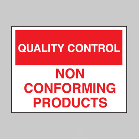 Quality Control Non-Conforming Products
